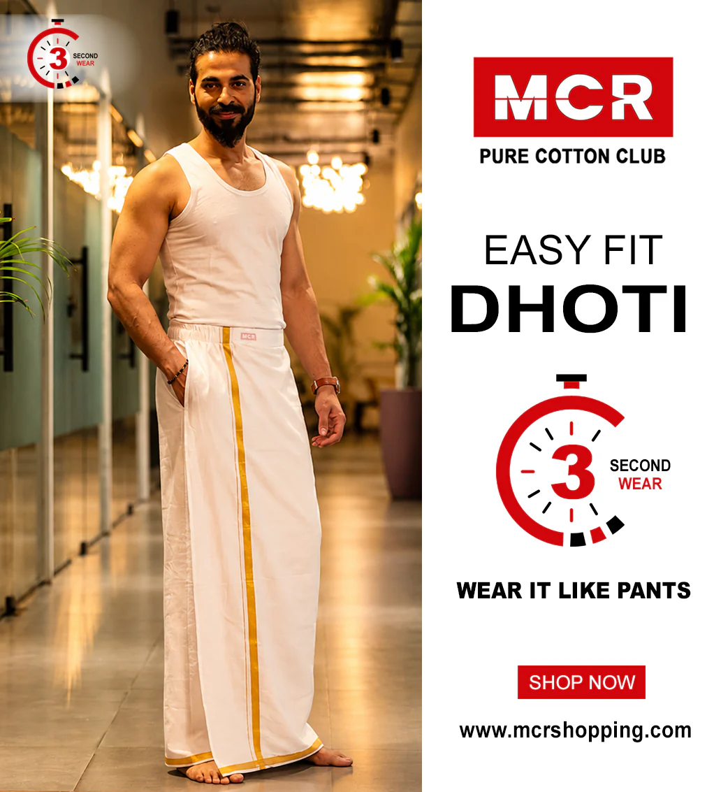 Easy Fit Single Dhotis
